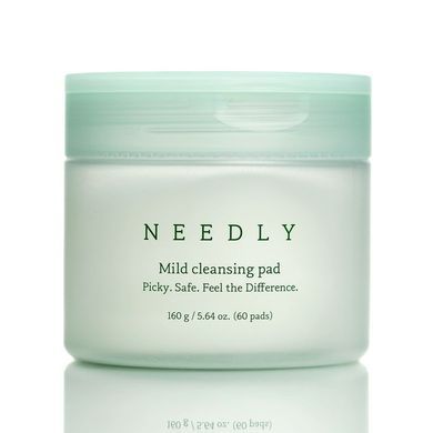 Пади для очищення шкіри Needly Mild Cleansing Pad, 60 шт (422748) 422748 - постачальник японських та корейських товарів для дому, здоров'я і краси Pikami