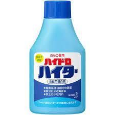 641325 Високоефективний порошковий відбілювач КAO Haiter на основі хлору для білих речей, пляшка 150 г