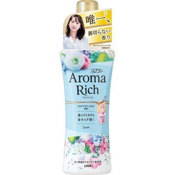 Кондиционер для белья Soflan Aroma Rich Sarah с натуральными ароматическими маслами, LION 520 мл. (311744)311744 &ndash; поставщик японских и корейских товаров для дома, здоровья и красоты Pikami