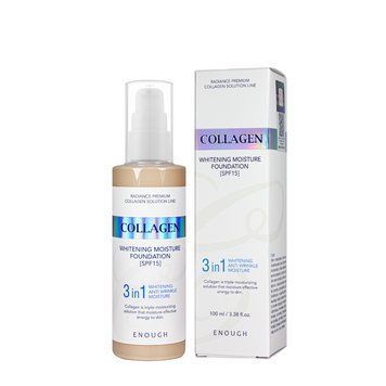 Тональный крем с коллагеном для сияния кожи Enough Collagen 3 в 1 (тон 21) 100 мл (497079)497079 &ndash; поставщик японских и корейских товаров для дома, здоровья и красоты Pikami