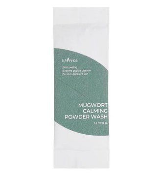 Пудра ензимна з екстрактом полину Isntree Mugwort Calming Powder Wash, 1 гр. (940163) 940163 - постачальник японських та корейських товарів для дому, здоров'я і краси Pikami