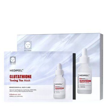 Відбілююча тонізуюча маска для обличчя Medi-Peel Glutathione Toning Tox Mask (822014) 822014 - постачальник японських та корейських товарів для дому, здоров'я і краси Pikami