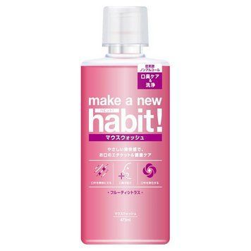 Средство для полоскания рта Xylitol NS FaFa "Make A New Habit" с фруктово-цитрусовым вкусом, 473 мл. (122885)122885 &ndash; поставщик японских и корейских товаров для дома, здоровья и красоты Pikami