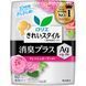Ежедневные гигиенические прокладки Laurier Kirei Style Fresh Rose Fragrance Deodorant Plus, цветочный аромат, 406446, 3/4 - Pikami