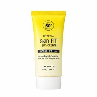 Крем сонцезахисний Скін Фіт Doori Cos Skin Fit Sun Cream 50 ml / CRYSTAL SPF 50 + PA ++++ 00031 - постачальник японських та корейських товарів для дому, здоров'я і краси Pikami