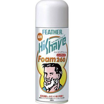 Піна для гоління екстракт гамамелісу з лікувальним ефектом Feather "HiShave" 260 р (833064) 833064 - постачальник японських та корейських товарів для дому, здоров'я і краси Pikami