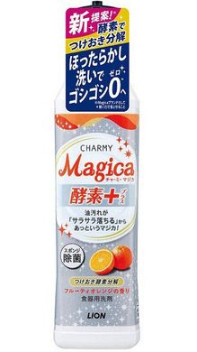 Засіб для миття посуду з ароматом апельсина Charmy Magica Enzyme+, Lion 220 мл (283263)