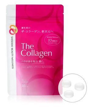 Колаген таблетки Shiseido The Collagen 126 шт, 21 день (206840) 206840 - постачальник японських та корейських товарів для дому, здоров'я і краси Pikami