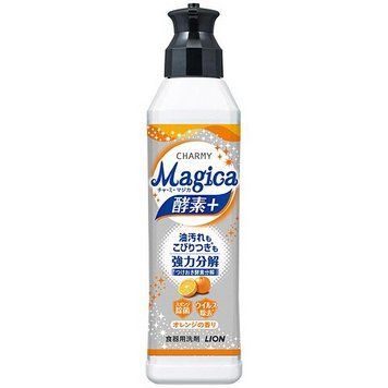 Засіб для миття посуду з ароматом апельсина Charmy Magica Enzyme+, Lion 220 мл (283263) 283263 - постачальник японських та корейських товарів для дому, здоров'я і краси Pikami