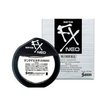 Краплі очні Санте FX Neo (срібні), (410443) 410443 - постачальник японських та корейських товарів для дому, здоров'я і краси Pikami
