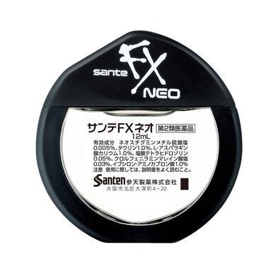 Краплі очні Санте FX Neo (срібні), (410443) 410443 - постачальник японських та корейських товарів для дому, здоров'я і краси Pikami