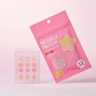 Микроголковые патчи от прыщей Needly Patch for blemishes colorful, 12 шт (423967)423967 &ndash; поставщик японских и корейских товаров для дома, здоровья и красоты Pikami