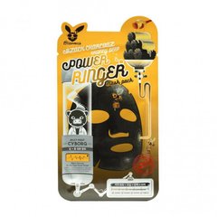 [Elizavecca] Тканина маска для зайва ДЕРЕВНЕ ВУГІЛЛЯ Black Charcoal Honey Deep Power Ringer Mask Pack, 23