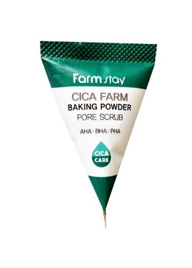 197872 Скраб для обличчя з содою та центелою азіатської FarmStay Cica Farm Baking Powder Scrub, 7 г