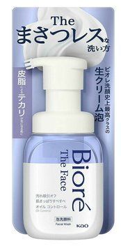 Kao Biore The Face Foam Oil Control Пінка для вмивання, що очищає проти жирного блиску шкіри з ароматом. 408402 - постачальник японських та корейських товарів для дому, здоров'я і краси Pikami