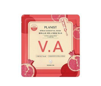 Маска з вітаміном А Vita A Essential Mask 25ml*5 /PLANIST VITA А ESSENTIAL MASK PACK 125мл * 5 шт 000222 - постачальник японських та корейських товарів для дому, здоров'я і краси Pikami