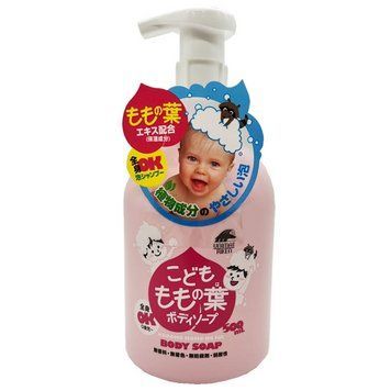 Детское мыло для тела с персиковыми листьями, Kids Peach Leaf Body Soap,Unimat Riken 500мл (862750)862750 &ndash; поставщик японских и корейских товаров для дома, здоровья и красоты Pikami