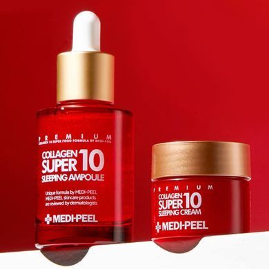 Омолоджуючий набір з колагеном MEDI-PEEL Collagen Super 10 Sleeping Care Set (342245) 342245 - постачальник японських та корейських товарів для дому, здоров'я і краси Pikami