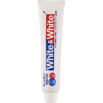 Зубная паста Lion White & White c двойным отбеливающим эффектом 150 г (186403)186403 &ndash; поставщик японских и корейских товаров для дома, здоровья и красоты Pikami