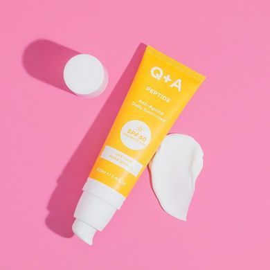 Антивозрастной солнцезащитный крем для лица Q+A Peptide Anti-Ageing Daily Sunscreen, 50мл (267842)267842 &ndash; поставщик японских и корейских товаров для дома, здоровья и красоты Pikami