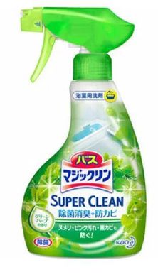 Піниться миючий засіб для ванної кімнати КАО "Magiclean" Super Clean з ароматом зелені 380 мл (347695)