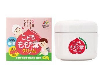Дитячий крем з персиковим листям, Kids Peach Leaf Cream,Unimat Riken, 120г (862798) 862798 - постачальник японських та корейських товарів для дому, здоров'я і краси Pikami