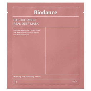 Нічна гідрогелева маска з колагеном Biodance Bio-Collagen Real Deep Mask, 34 гр (360834) 360834 - постачальник японських та корейських товарів для дому, здоров'я і краси Pikami