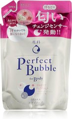Shiseido "Senka Perfect Bubble" Дезодоруючий гель для душу з ефектом зволоження з гіалуроновою кислотою.
