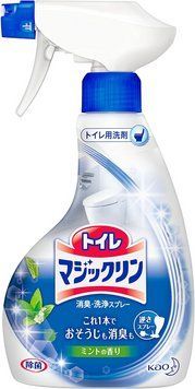 Моющее средство для туалета с дезодорирующим эффектом КAO "Magiclean Toilet" аромат мяты 380 мл (334190)334190 &ndash; поставщик японских и корейских товаров для дома, здоровья и красоты Pikami