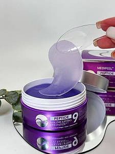Ліфтінг-патчі під очі з пептидами MEDI-PEEL Peptide 9 Volume Lifting Eye Patch Pro, 60шт (821673) 821673 - постачальник японських та корейських товарів для дому, здоров'я і краси Pikami