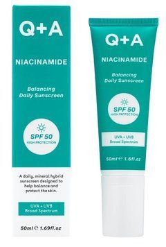 Балансуючий сонцезахисний крем для обличчя Q+A Niacinamide Balancing Daily Sunscreen, 50мл (267866) 267866 - постачальник японських та корейських товарів для дому, здоров'я і краси Pikami