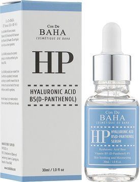 Сироватка зволожуюча з гіалуроновою кислотоюCosDeBaha Hyaluronic Acid+Vitamin B5 Serum, 30мл (318089)318089 &ndash; поставщик японских и корейских товаров для дома, здоровья и красоты Pikami