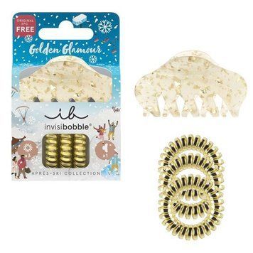 Подарунковий набір invisibobble GIFT SET Apres Ski Golden Glamour (073129) 073129 - постачальник японських та корейських товарів для дому, здоров'я і краси Pikami