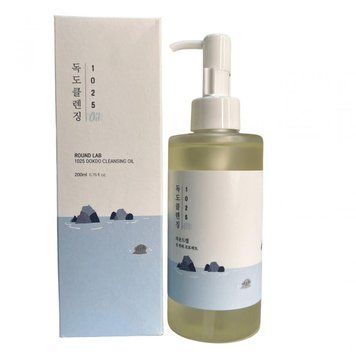 Гідрофільне очищуюче масло ROUND LAB 1025 Dokdo Cleansing Oil 200 мл (605677) 605677 - постачальник японських та корейських товарів для дому, здоров'я і краси Pikami