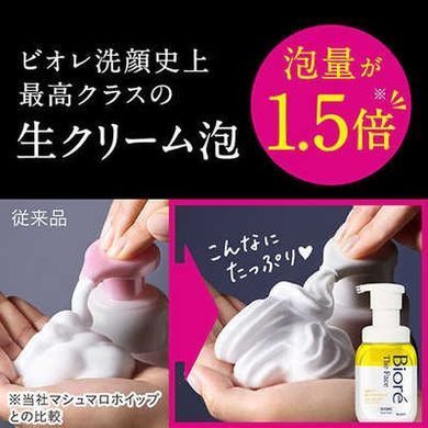 Kao Biore The Face Foam Smooth Clear Пінка для вмивання, що очищає для гладкості шкіри з ароматом Бергамоту 414380 - постачальник японських та корейських товарів для дому, здоров'я і краси Pikami