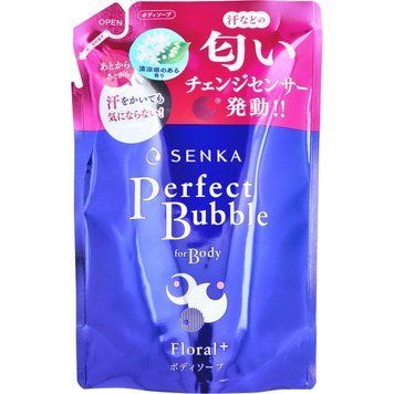 Shiseido "Senka Perfect Bubble" Дезодоруючий гель для душу з ефектом зволоження з гіалуроновою кислотою. 441594 - постачальник японських та корейських товарів для дому, здоров'я і краси Pikami