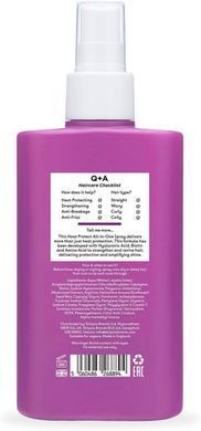 Термозахист для волосся Q+A Heat Protect All-in-One Spray, 150 мл (268894) 268894 - постачальник японських та корейських товарів для дому, здоров'я і краси Pikami
