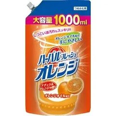 Засіб для миття посуду, овочів та фруктів, аромат апельсина, Mitsuei м'яка упаковка, 1000 мл.