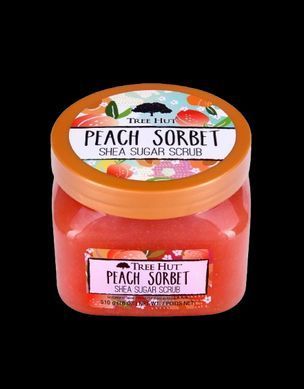 Скраб для тіла Tree Hut Peach Sorbet Sugar Scrub 510g 002984 - постачальник японських та корейських товарів для дому, здоров'я і краси Pikami