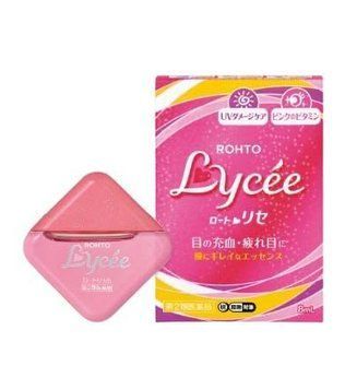 Зволожуючі краплі для очей від почервоніння і втому очей Lycee Rohto 8 мл (135653) 135653 - постачальник японських та корейських товарів для дому, здоров'я і краси Pikami