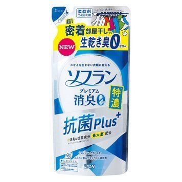 Кондиционер Lion Soflan Premium Antibacterial для белья 400 мл. (320593)320593 &ndash; поставщик японских и корейских товаров для дома, здоровья и красоты Pikami