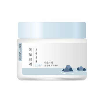 Легкий зволожувальний крем з морською водою ROUND LAB 1025 Dokdo Light Cream, 80 мл (591154) 591154 - постачальник японських та корейських товарів для дому, здоров'я і краси Pikami