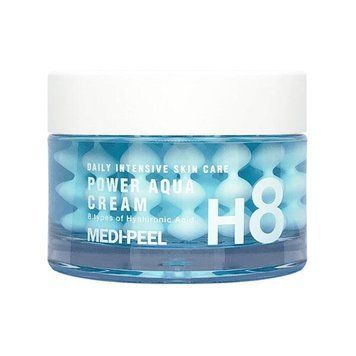 Крем для обличчя зволожуючий з пепидними капсулами, 50 мл Medipeel Power Aqua Cream (346656) 346656 - постачальник японських та корейських товарів для дому, здоров'я і краси Pikami