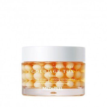 Medi Peel Gold Age Tox Cream Крем для обличчя капсульний Золотий Шелкопряд, 50 мл (347004) 347004 - постачальник японських та корейських товарів для дому, здоров'я і краси Pikami