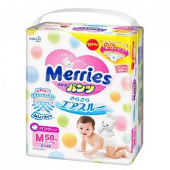 Підгузки-трусики Merries, розмір M, 6-11 кг, упаковка 58 шт. (230591)