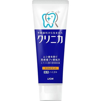 Зубна паста комплексної дії Lion "Clinica Mild Mint" легкий аромат м'яти 130 г (205623)