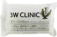 3W CLINIC Kelp Dirt Soap Мило очищаюче для обличчя і тіла з екстрактом бурих водоростей,150 г(130097)