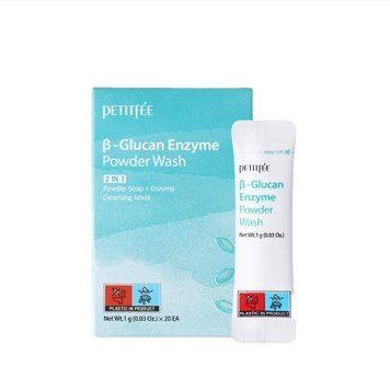 Ензимна пудра для вмивання з бета-глюканом PETITFEE Beta-Glucan Enzyme Powder Wash 1 гр (851747) 851747 - постачальник японських та корейських товарів для дому, здоров'я і краси Pikami