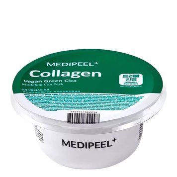 Маска альгінантна заспокійлива для обличчя VEGAN Green Cica Collagen Modeling Cup Pack, 28 гр (822298) 822298 - постачальник японських та корейських товарів для дому, здоров'я і краси Pikami