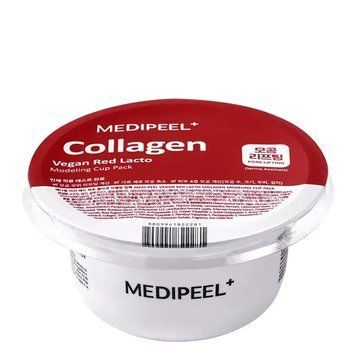 Маска з лактобактеріями для обличчя VEGAN Red Lacto Collagen Modeling Cup Pack, 28 гр (822281) 822281 - постачальник японських та корейських товарів для дому, здоров'я і краси Pikami
